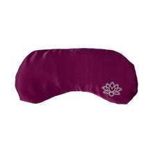 Lade das Bild in den Galerie-Viewer, Augenkissen Lotus mit Lavendel aus Seide